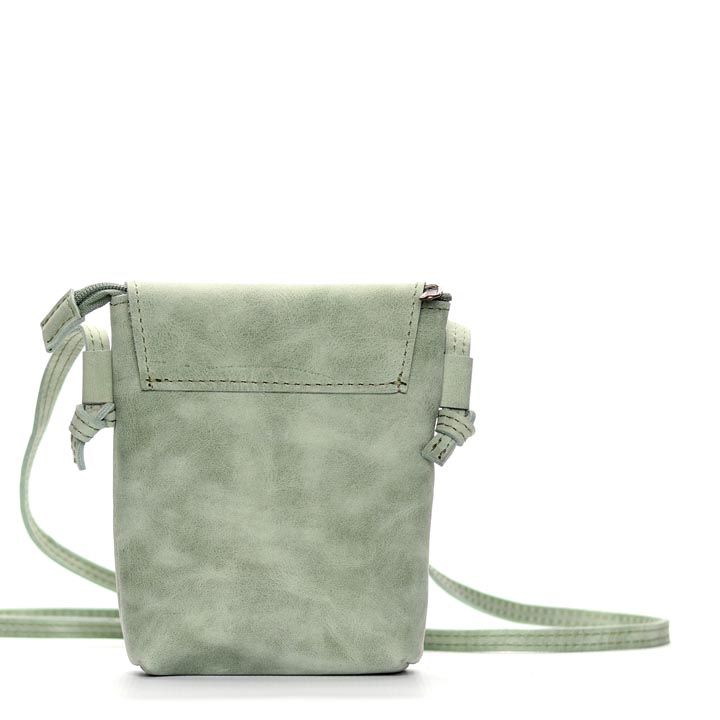 Simple Elegance (small) Sling Bag | mint green leather