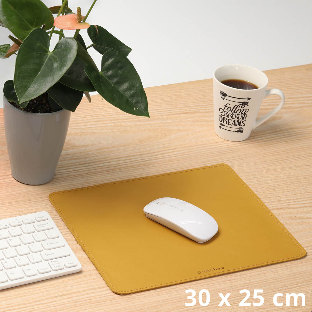 Genuine Leather Mouse Pad | 25x20cm or 30x25cm