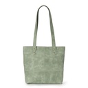 Linear Whispers (large) Tote Bag | mint green leather