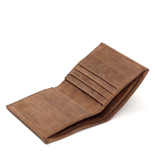 Slim Mininalistic Genuine Leather Bifold Card & Cash Wallet