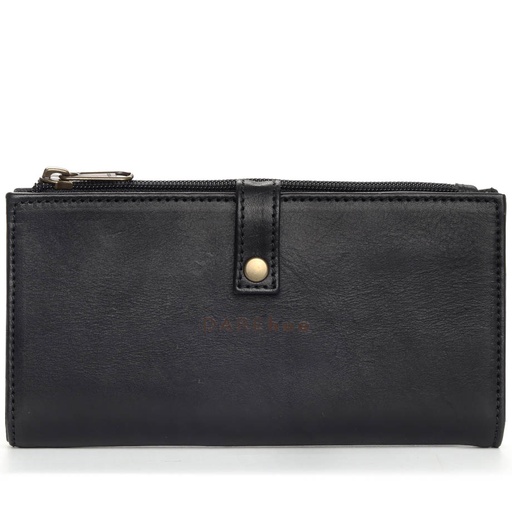 Large Slim Ladies Wallet (17 card slots) | genuine full grain bovine leather